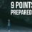 Prepping Foundations – The 9 Points of Preparedness